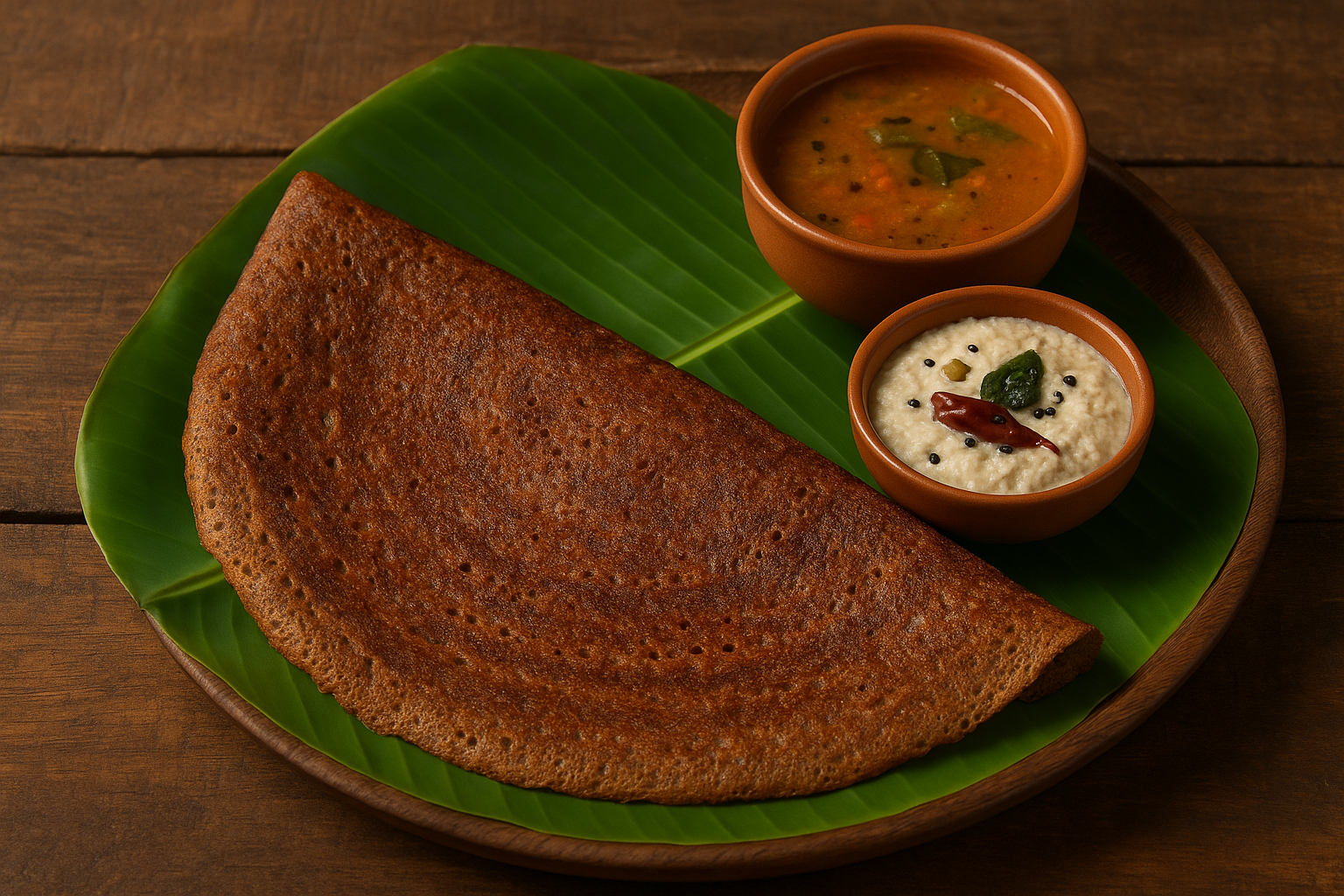 Ragi Dosa Recipe (Finger Millet Crepes) - GoGro