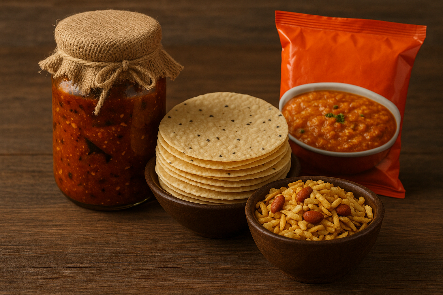 Pickles, Papads & Instant Mixes - GoGro